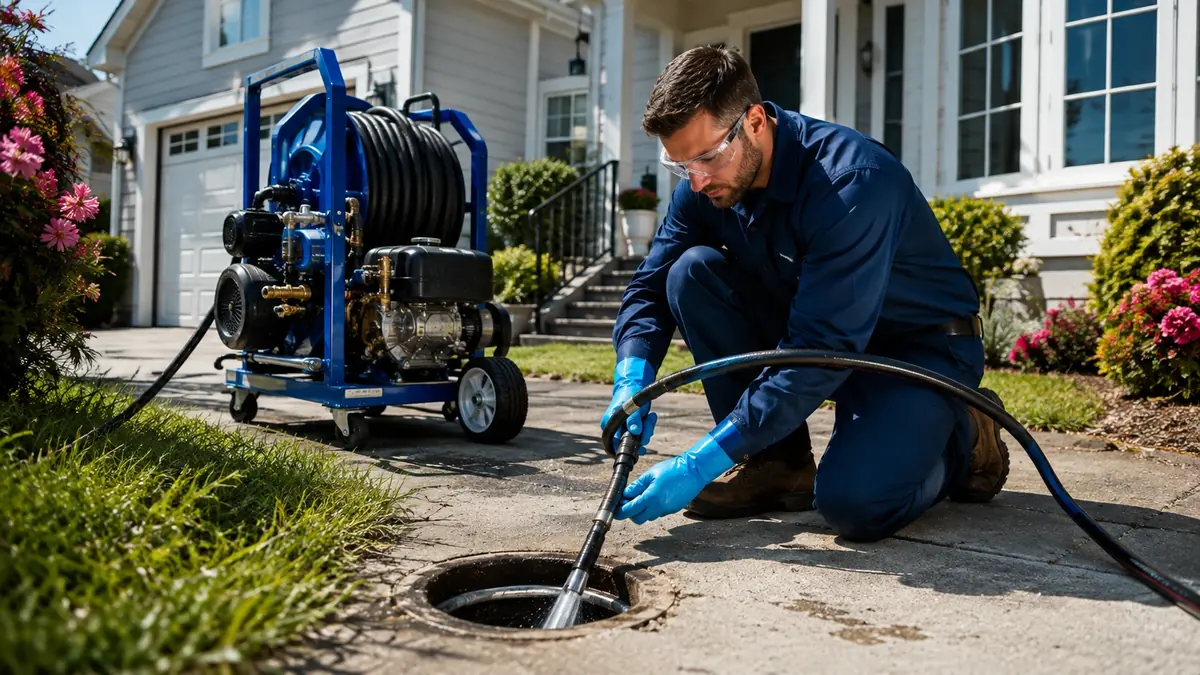 Residential Hydro Jet Drain Cleaning in Mount Aukum