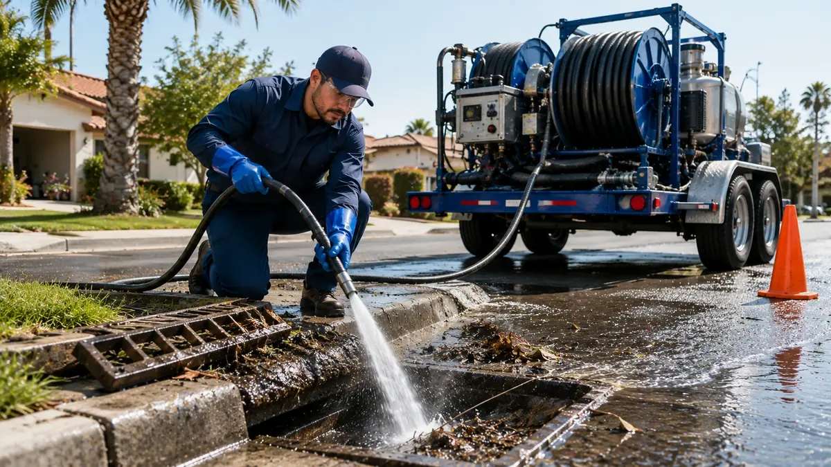 Storm Drain Hydro Jet Cleaning in Mount Aukum